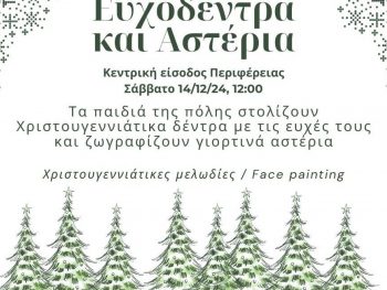 Ευχόδεντρα και αστέρια σε μια χριστουγεννιάτικη δράση από τον δήμο Ιωαννιτών