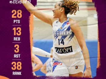 Α1 Γυναικών: MVP η Άρτσερ