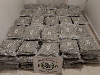 111 κιλά υδροπονικής κάνναβης στην Ηγουμενίτσα (video)