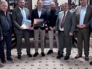 Επίσκεψη αντιπροσωπείας του Δήμου Αγίου Νικολάου Κρήτης στον Δήμαρχο Ιωαννίνων