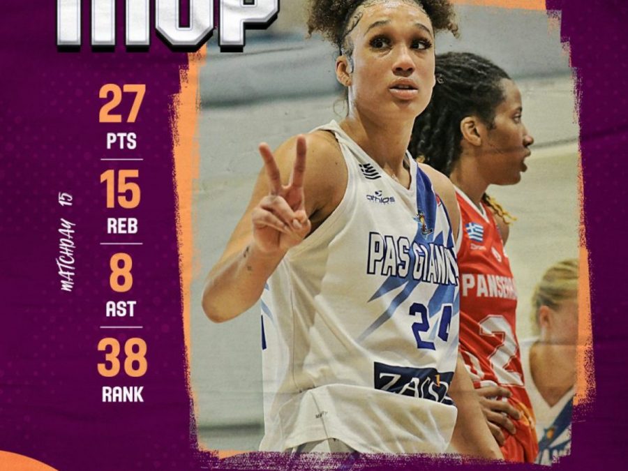 Α1 Γυναικών: Apivita MVP η Κέρναλ