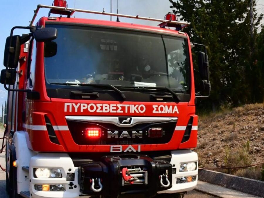 Κινητοποίηση από την Πυροσβεστική για φωτιά στη Βαλανιδοράχη