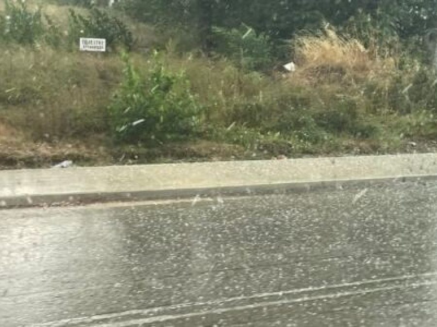 Έντονη χαλαζόπτωση στη Μηλιά Μετσόβου