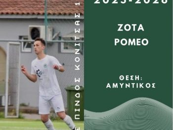 Παραμένει κάτοικος Κόνιτσας 