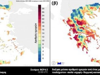 Η θερμική καταπόνηση στην Ελλάδα επιδεινώνεται