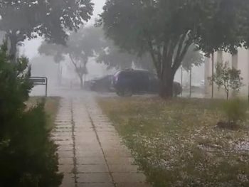 Σφοδρή χαλαζόπτωση στα νότια των Ιωαννίνων