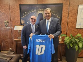 Συνάντηση του Προέδρου Ισίδωρου Κούβελου με εκπροσώπους των Los Angeles Chargers 