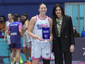 All Star Game elevated by ΟΠΑΠ: Η Μόργκαν Μάλι νικήτρια στον διαγωνισμό τριπόντων