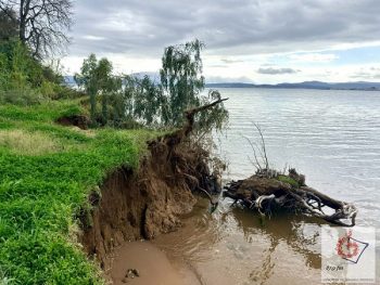 Οι καιρικές συνθήκες επιδεινώνουν το πρόβλημα της διάβρωσης στον Αμβρακικό Κόλπο