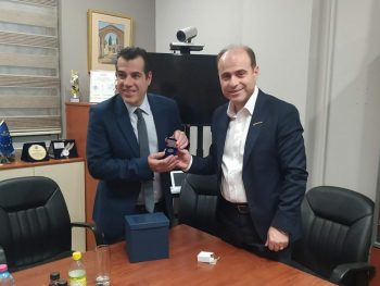 Εθιμοτυπική επίσκεψη του Υπουργού Μετανάστευσης και Ασύλου στον Δήμο Αρταίων