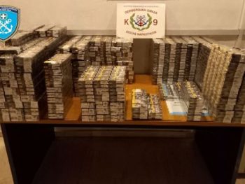 Σύλληψη αλλοδαπών για λαθραία καπνικά προϊόντα στην Ηγουμενίτσα 