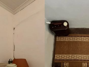 Ρωγμές σε κατοικία στο ιστορικό κέντρο Ιωαννίνων