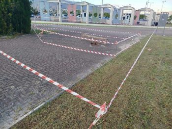 Τρύπα σε πλακόστρωτο στο Πανηπειρωτικό και αμεση παρέμβαση από την Ε.Δ. του ΠΕΑΚΙ