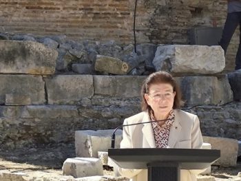 Λίνα Μενδώνη: «Στόχος εθνικής σημασίας η ένταξη της Νικόπολης στον κατάλογο Παγκόσμιας Κληρονομιάς της UNESCO»