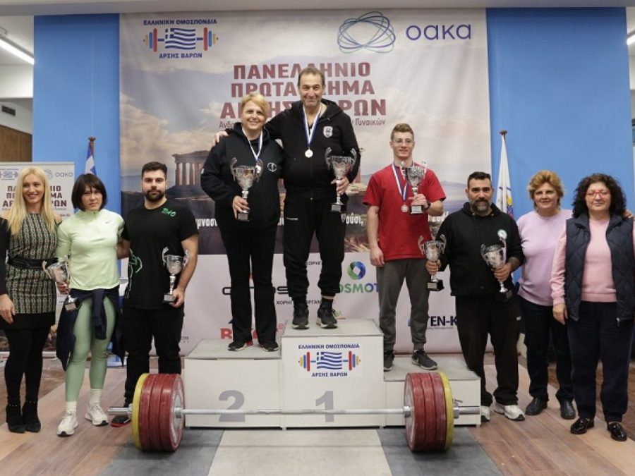 Άρση βαρών: O ΠΑΟΚ πρωταθλητής στους άνδρες και στους νέους άνδρες
