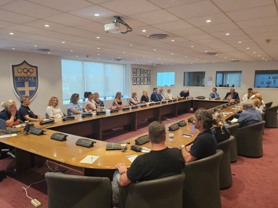 H πρώτη συνάντηση της ΕΘΝΟΑ υπό τη νέα διοίκηση του Δημοσθένη Ταμπάκου