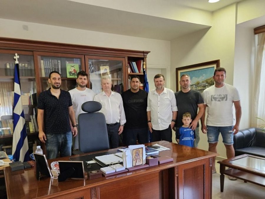Άρης Φιλιατών: Επίσκεψη στον Δήμαρχο 