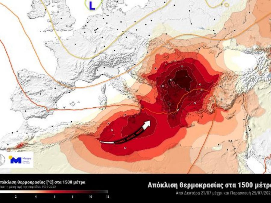 Ισχυρό κύμα καύσωνα στην Ελλάδα και στα Βαλκάνια