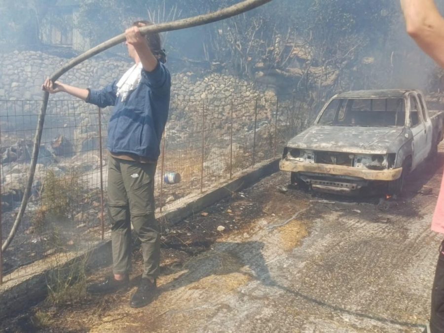 Ο πρώτος απολογισμός  από τη φωτιά στη Βρυσούλα.