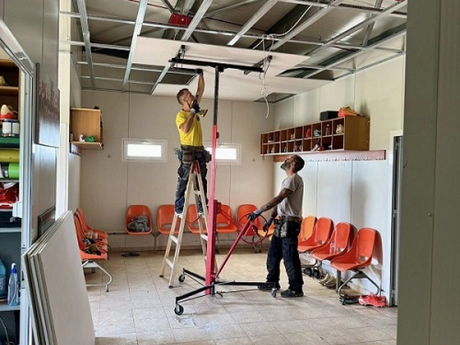 Ανακαίνιση στα αποδυτήρια του Γηπέδου Κρανούλας 