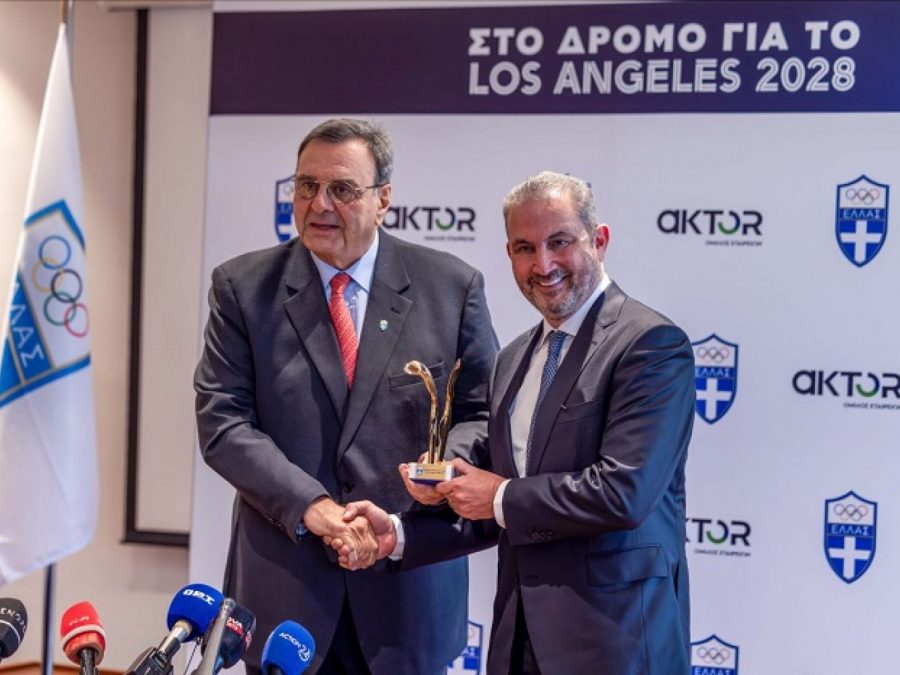 O Όμιλος AKTOR Χρυσός Χορηγός της Ελληνικής Ολυμπιακής Επιτροπής έως τους Ολυμπιακούς Αγώνες Los Angeles 2028