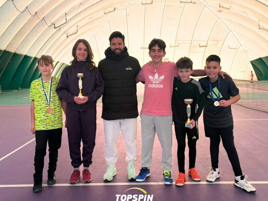 Πέντε συμμετοχές και ισάριθμα μετάλλια για το Topspin Epirus Tennis Center