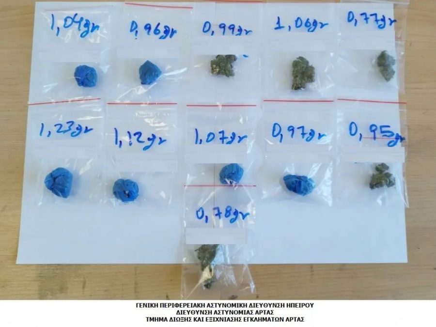 Συλλήψεις για παραβάσεις περί ναρκωτικών