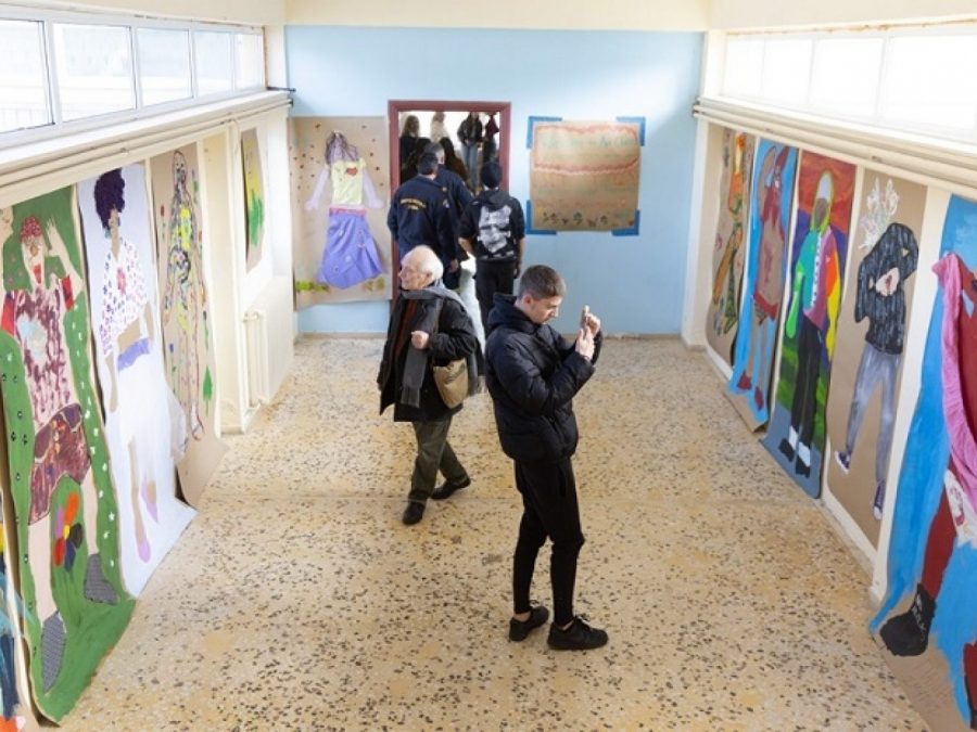 Μαθητές και καλλιτέχνες σε μια κοινή δημιουργική εμπειρία