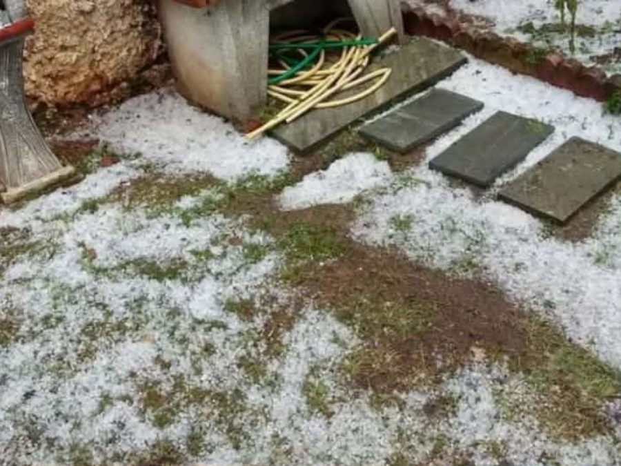 Χαλαζόπτωση «χτύπησε» το νότιο τμήμα του λεκανοπεδίου Ιωαννίνων