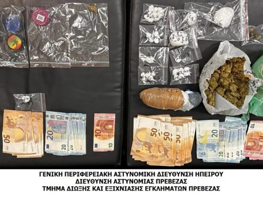 Κατασχέθηκαν ποσότητες κοκαΐνης και ακατέργαστης κάνναβης