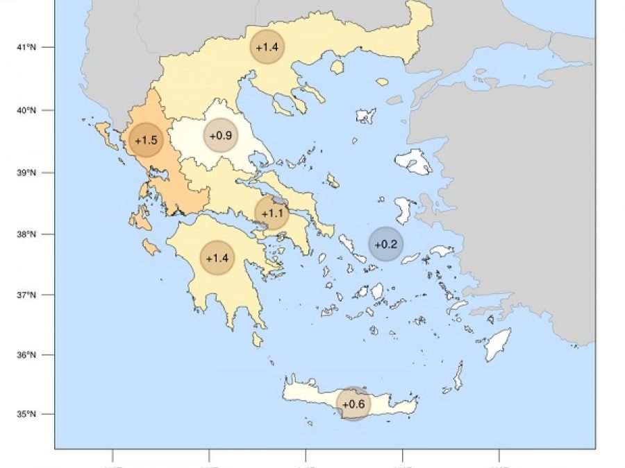 Αύγουστος 2026: Πάνω από τη μέση τιμή η θερμοκρασία στην Ελλάδα – Ο 2ος θερμότερος στη Δυτική & Βόρεια Ελλάδα