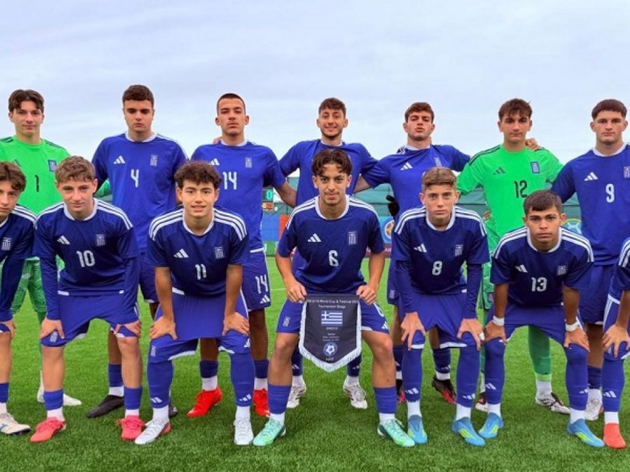Εθνική Κ15: 3η θέση σε 189 Ομοσπονδίες!
